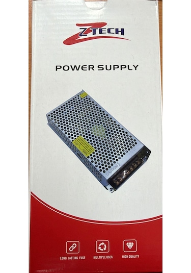 Ztech Zr-1210 12 Volt 10 Amper Metal Kalın Kasa Adaptör