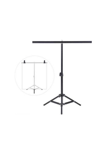 Novahub Taşınabilir Alüminyum Arka Plan Standı 68x75cm, 2 Kıskaçlı, Küçük Nesneler İçin Optimum