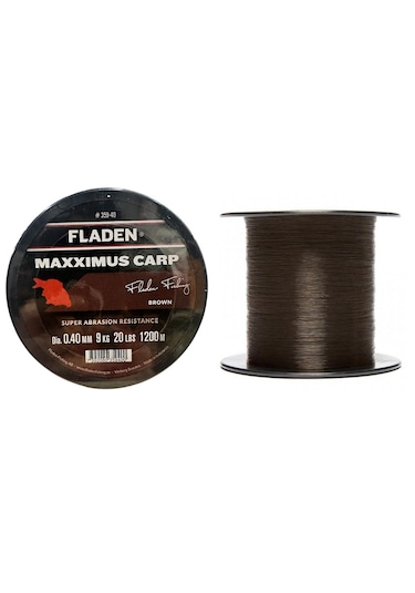 Fladen Maxximus Carp 1200 Mt 0.40mm Bobin Misina Kahverengi