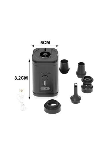 Suntek Şişme Minderler Için Elektrikli Hava Pompası Hava Siyah