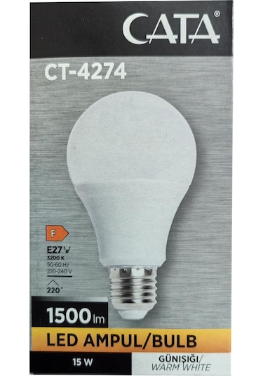 Cata Led Ampul Günışığı 10 Adet Ct-4274 3200k 15 Watt