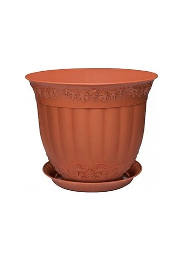 Elfplast Flora 5 Litre Çiçek Saksısı Dekoratif 170950370