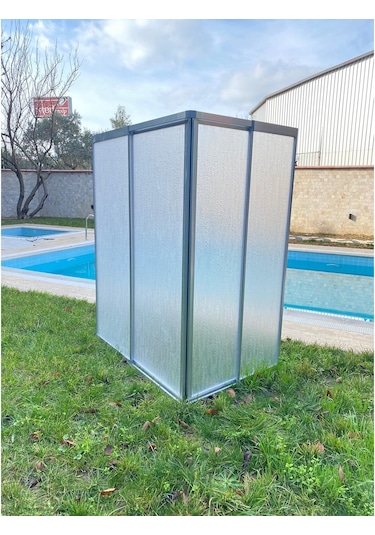 Blackline Kromaj Renk Mika Köşe Duşakabin Özel Üretim 110 x 100 CM