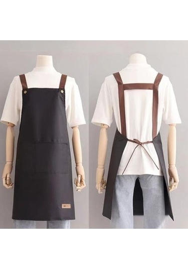 Ankatek Yağa Suya Şık Önlüğü Önlüğü Mutfak Mavi Kıyafeti İş Dayanıklı Dayanıklı Dayanıklı Cepler Çalışma Büyük Bahçe My Mavi Mavi