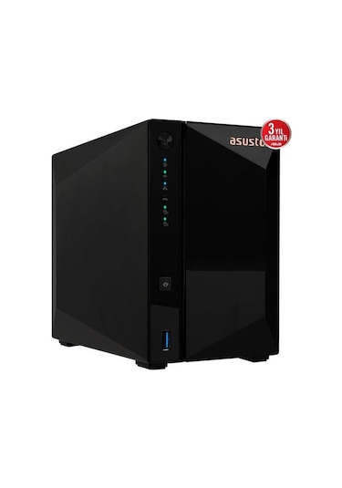 Asustor As3302t V2 Realtek Qc 2 Gb Ram- 2-diskli Nas Server Disksiz
