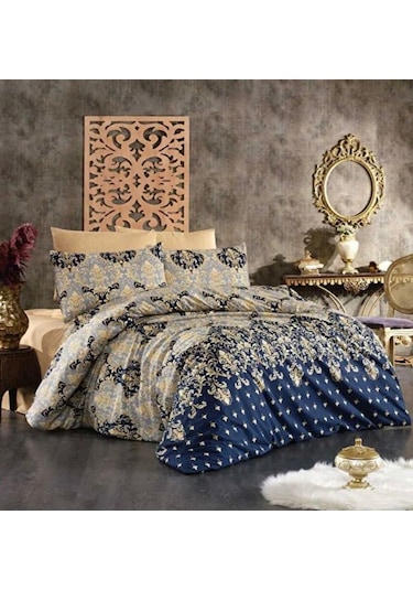 Tek Kişilik Premium Ranforce Yumuşak Dokulu Lastikli Çarşaf Takımı Kızıl Ağaç