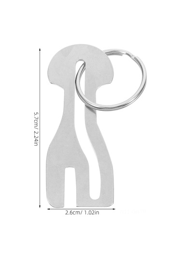 Singree 4 Adet Gümüş Renkli Çelik Sepet Jetonu - Yumuşak Tutuşlu Ahtapot Desenli Anahtar Zinciri