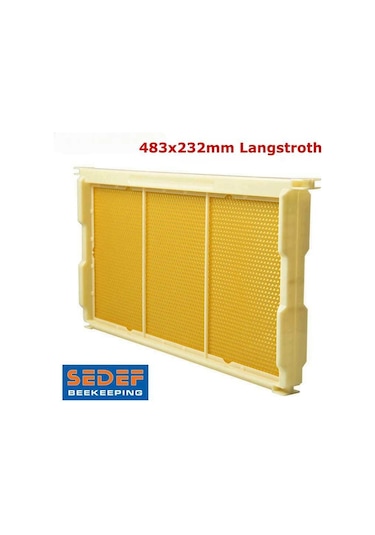 Plastik Hazır Petekli Çerçeve İşçi Arı- Langstroth 02560