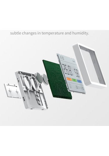 Atuman Th1 Dijital Saat Termohigrometre Termometre Nem Ölçer
