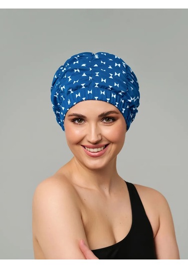 Kumaş Yüzme Ve Havuz Bone. 390301089 Mavi