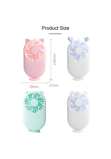 Cbtx 3 Hız Kontrollü Taşınabilir Mini USB Cep Fan