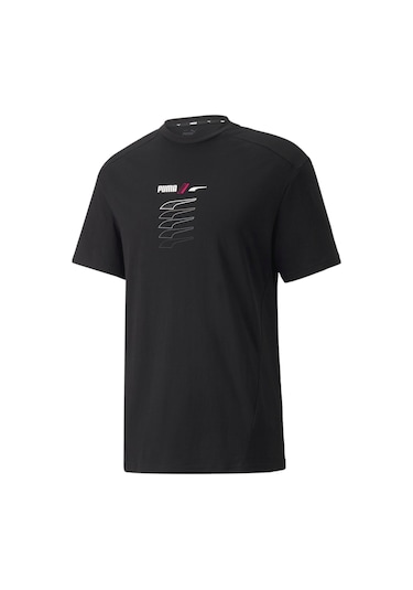 Puma Rad/cal Graphıc Erkek Tişört 671575 01 SIYAH