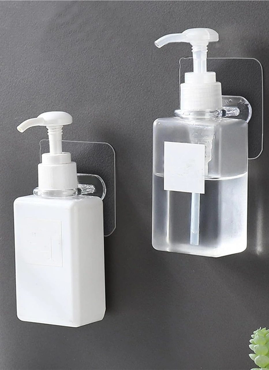 2 Adet Kendinden Yapışkanlı Desenli Sıvı Sabunluk Askısı Pratik Ve Şık Duvar Tipi Sabunluk Tutucu Diğer