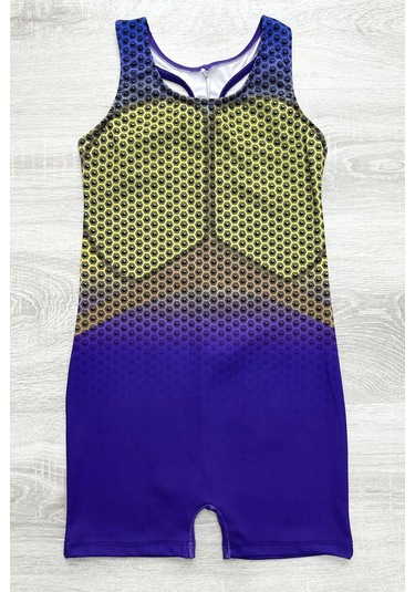 Kız Çocuk Deniz Yüzücü Mayoları Lila - Pembe