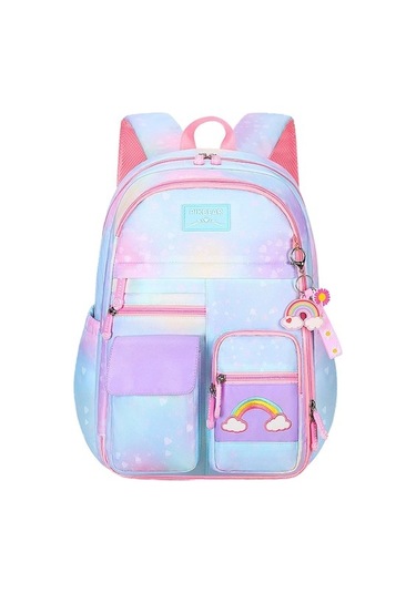 Goldenqian Erkek Kız Hafif Sevimli Sırt Çantası, Sırt Çantası Qlbvt9 Açık Mavi