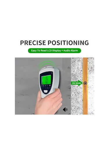 Oldfriend Pil Dahili 5 İn 1 Dedektör Hd Ekran Metal Ahşap Kablo Boru Tarayıcı