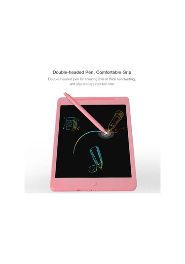 Geeksen 11,5 İnç Lcd Yazı Tahtası - Çocuklar Ve Yetişkinler İçin Göz Koruyucu Çizim Tableti, Tek Tuşla Silme Özellikli Diğer