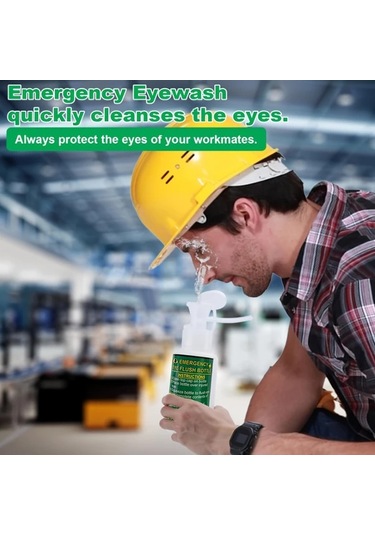 Willowhaven Universal Taşınabilir Göz Yıkama İstasyonu 16.09oz Kapasiteli Ergonomik Nozullu