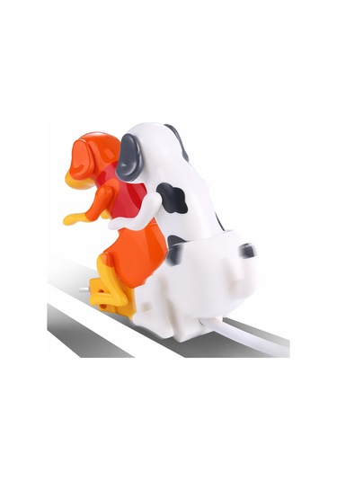 Komik Çabalayan Köpek Hızlı Şarj Kablosu Şarj Hattı Sevimli Hızlı Şarj Güç Kablosu İphone Uyumlu Usb Tip-c Cep Telefonları Şarj Cihazı