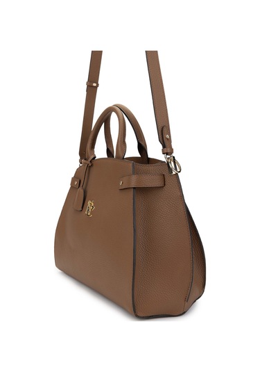 Tamer Tanca Kadın Hakiki Deri Taba El Çantası 301 7778 Bn Canta Y24 Taba Fltr Taba