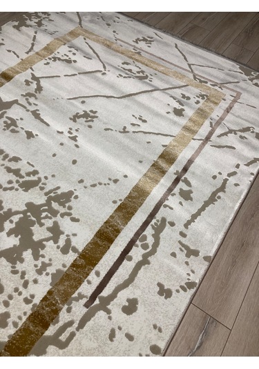 Yağmurser Halı Altın Varaklı 200x290 Ebatlı+yumuşak Halı
