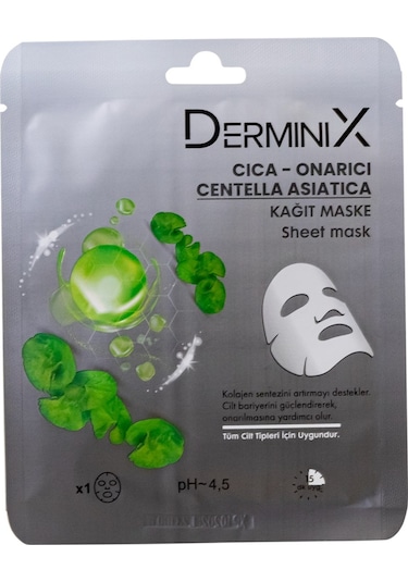Derminix Cica Onarıcı Kağıt Yüz Maskesi