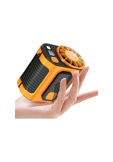 Yüksek Hızlı Mini Klima Fan 11 M/s Rüzgar Gücü, 100 Hız Ayarı