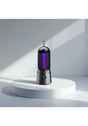 Xuweiwei 2025 Yeni Gri Usb C Taşınabilir Sivrisinek Kovucu Lamba İç Dış Mekan Böcek Kontrol Şarj Edilebilir Lityum Pil Mavi Mor Işık Led