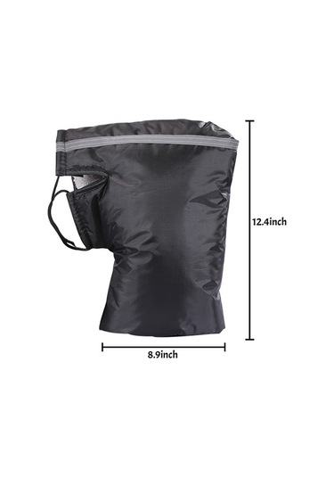 Pazly Motosiklet Bisiklet Gidon Muffs Soğuk Hava Yağmur Rüzgar Geçirmez Bisikletçi Eldiveni El Isıtıcı Kapak