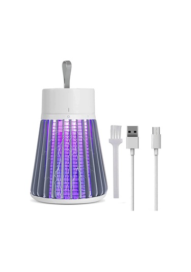 Symbee Usb Şarjlı Fiziksel Elektrik Şoku Led Ateşleyici, 8 Saat Süreli Batarya, Ev Ve Dış Mekan Kullanıma Uygun Sessiz Kovucu Beyaz