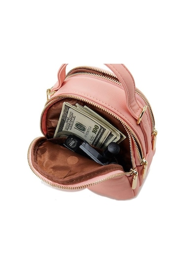 Ganzhoushop Sırt Sırt Saf Renk Küçük Kapasiteli Çantaları Çantaları Çantaları Büyük Black Bayan Bayan Bayan Basit Wj Siyah