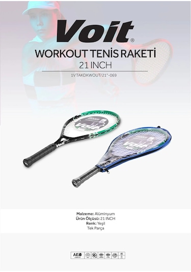 Voit Workout Tenis Raketi 21 Inch Yeşil