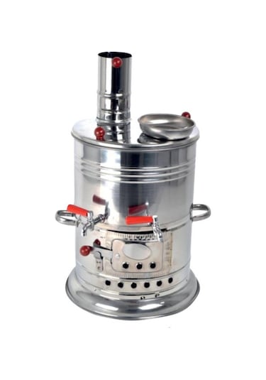 Filcioğlu 5lt Semaver Çift Musluk Gri