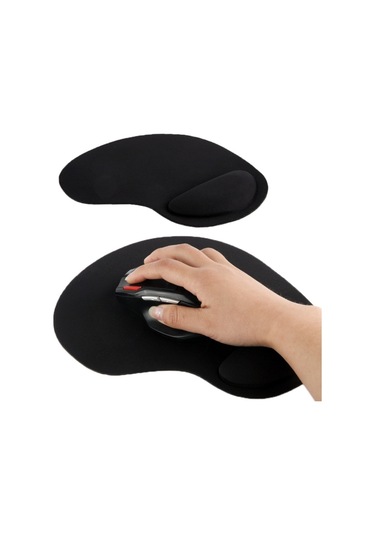 Ultra İnce Kauçuk Alt & Bez Sünger Bilek Destekli Mouse Pad