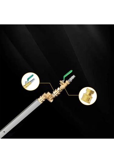 Homyl Basınçlı Yıkama Boruları Paslanmaz Çelik Yedek Stil-d