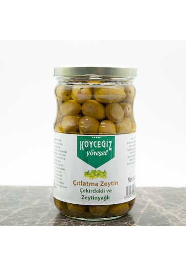 Köyceğiz Yöresel Ekincik Çıtlatma Zeytin 600 G