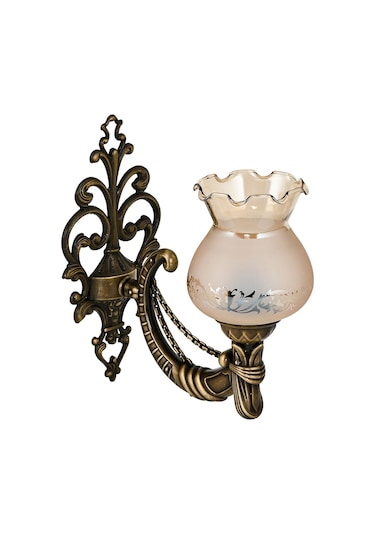 Tekli Eskitme Cadena Aplik Mat Bal Rengi Camlı Eskitme Bal