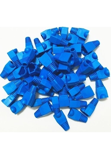BiSıfır Rj45 Kılıf Boot Mavi (100 Adet)