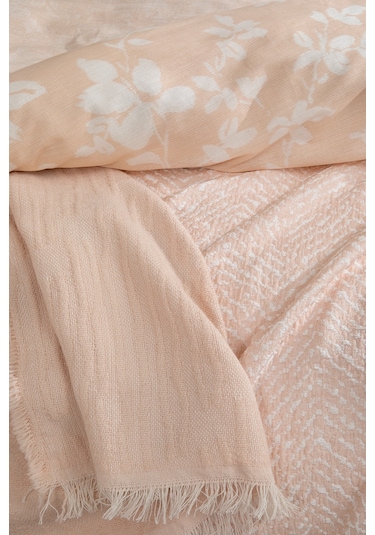 Yataş Bedding Etta Çift Kişilik Fall Winter Çeyiz Seti Pudra