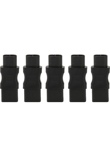 Kangvka 5 Adet Iec320 C8-c13 Güç Dönüştürücü, 2500w 10a, Pvc Kasa, Pdu, Laptop, Ups, Sunucu Odaları İçin Jd-38