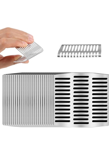 Yuntech01 25 Adet Paslanmaz Çelik Su Delik Kapakları - 2.75 İnç Sıvı Engeli - Fare, Arı, Kertenkele, Yılan Girişini Engeller