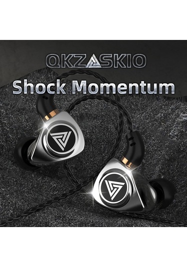 Mufunye Qkz Sk10 Dinamik Sürücü Kulaklık Hıfı Bas Kulaklık Spor Gürültü Önleyici Kulaklık 3.5mm Kablolu Kula