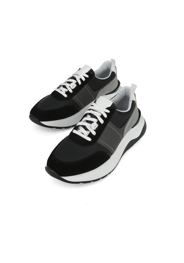 Ziya, Erkek Hakiki Deri Sneaker 153983z1425 Siyah 153983z1425 000 Siyah