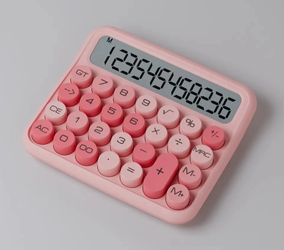 Zr739 Jn-800 Junno Pembe Hesap Makinesi Çok Renkli