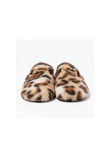 Anaı146 Leopard Camel Terlik/ Panduf Ev Kadın Anaı146-mk Macarena Leopardo Camel Anaı146 Leopard Camel