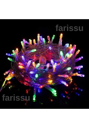 Alaska 10 Metre Rgb Led Peri Işıkları - 100 Led - 8 Fonksiyonlu İç/dış Mekan Renkli