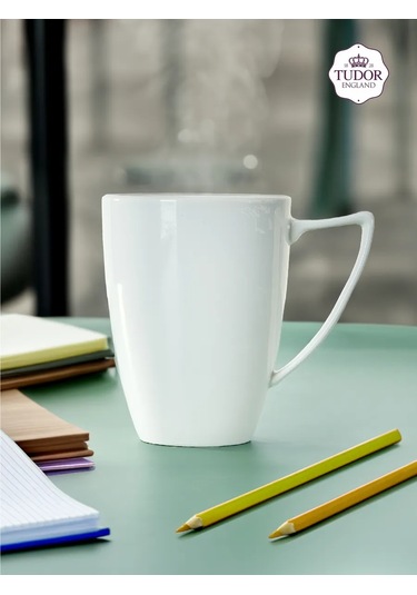 Tudor England Çay Bardakları, 310 Ml, Porselen, 2'li Set 418601058 Beyaz