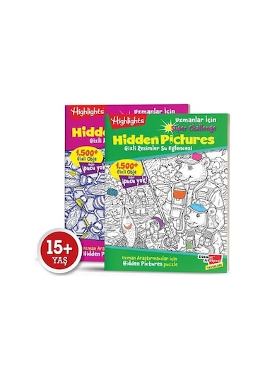 Uzmanlar İçin Hidden Pictures 2'li Set 15yaş
