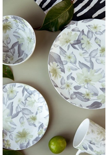 Korall 14cm/630ml 2'li Set Porselen Ofelia Salata Kasesi 300716989 Beyaz