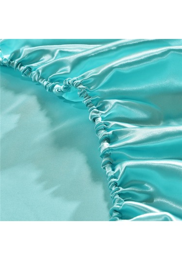 Jeehugo Yumuşak Simüle İpek Materyal, Tüm Yönlü Elastik Ve 30cm Derin Cep Tasarımı, Çift Beden Mavi-yesil Kelebek Tulumu DiğER